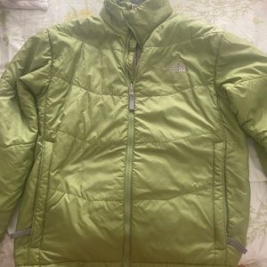 Green North Face Jacket